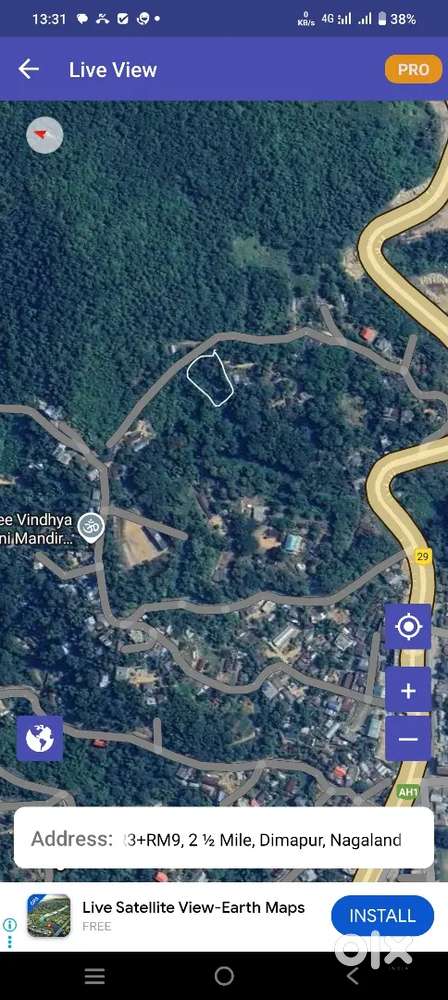 Urgent land residential plot for sale at Medziphema Gaspani ward 1