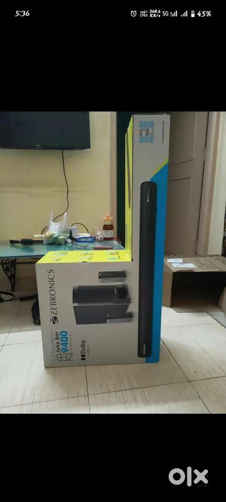 Zebronic home theatre 5.1 Dolby 1 month yous