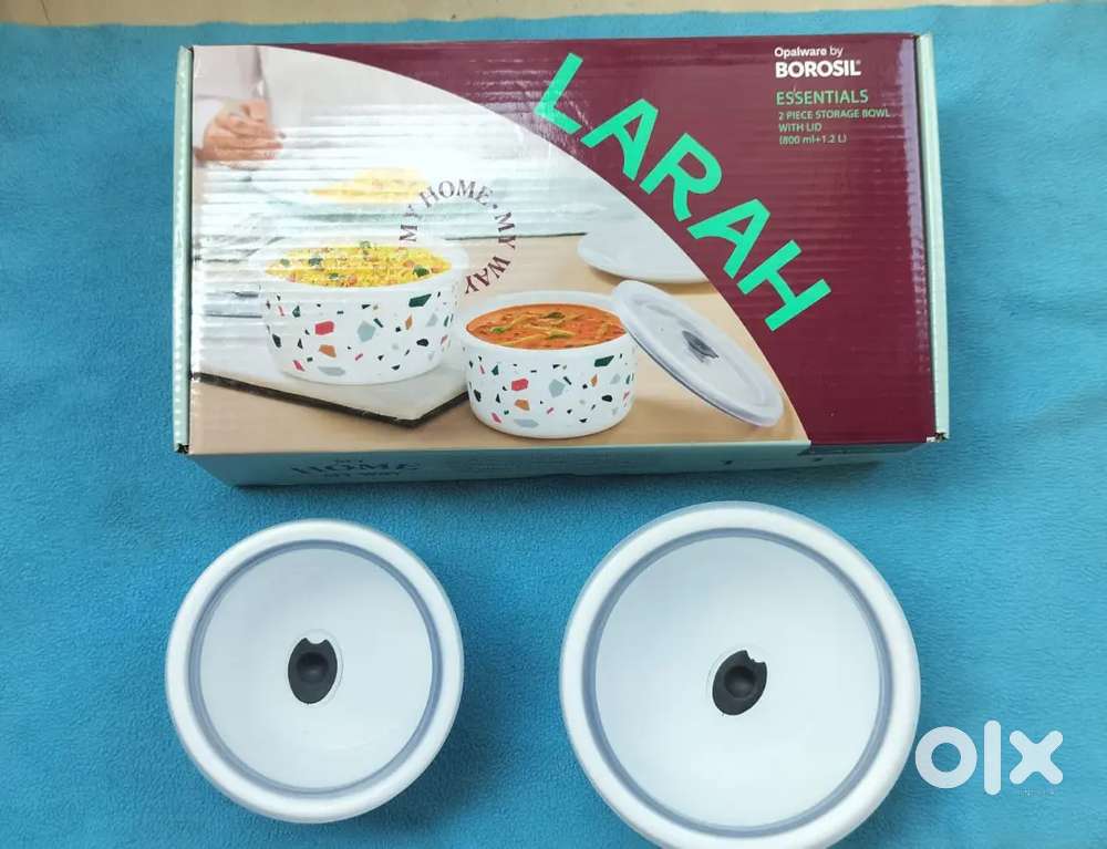 Unused BOROSIL bowl and cup & saucer