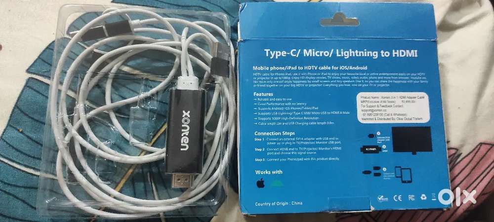 Usb type C to HDMI adapter cable