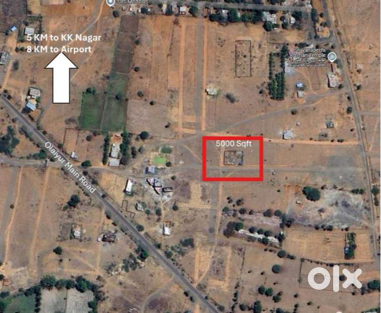 4800 SQFT - KK Nagar Olaiyur Main Road - Residential Plots for Sale