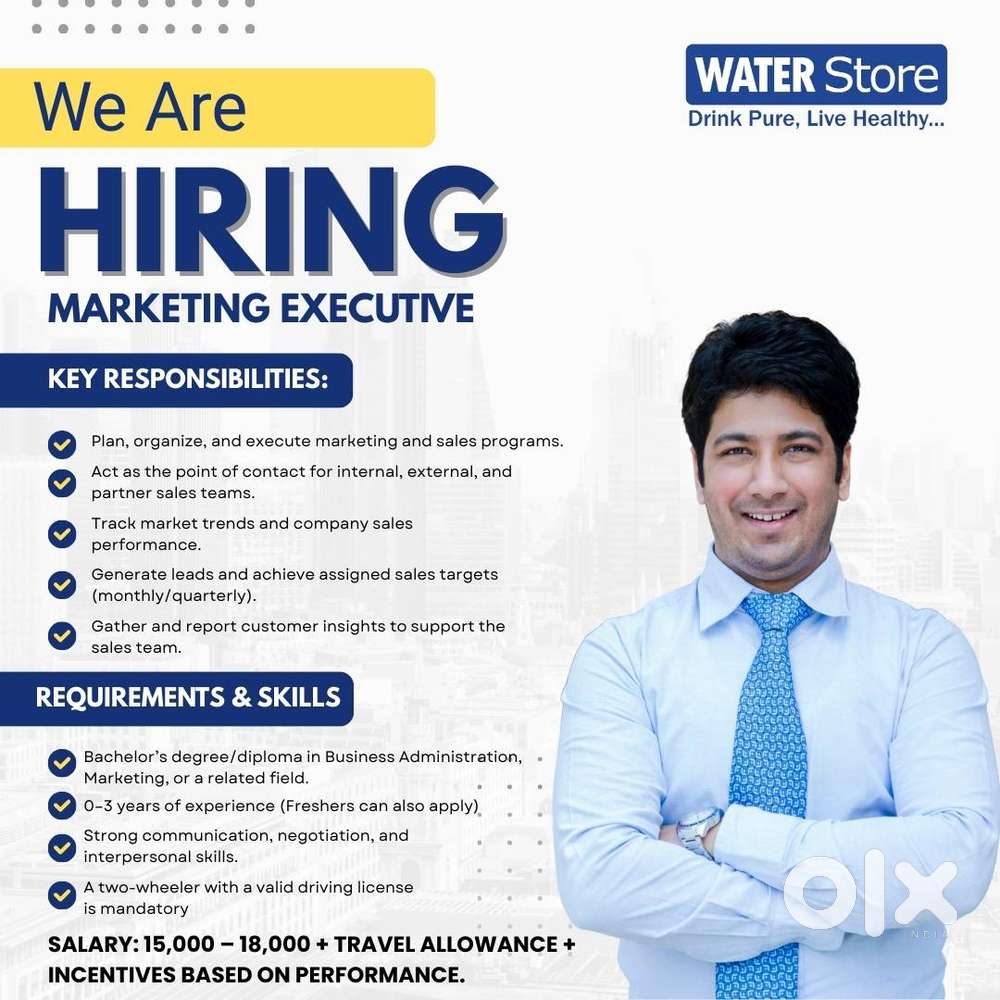 Hiring: Marketing Executive