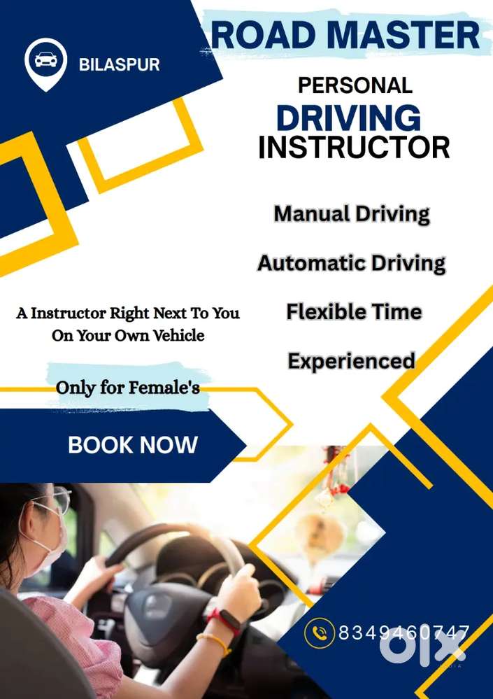 Personal Driving Instructor on Your Own vehicle