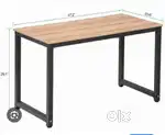 Steel base study table brand new