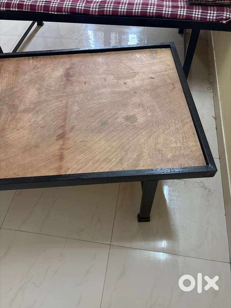 Bed - single metal cot (Only frame)