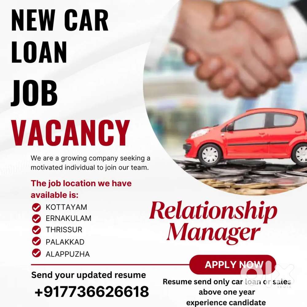 Wanted Relationship New Car Loan Manager