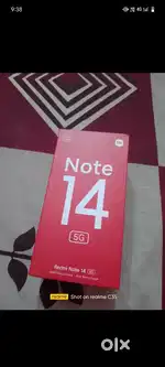 Mi note 14 8/128 bill box warranty charger available