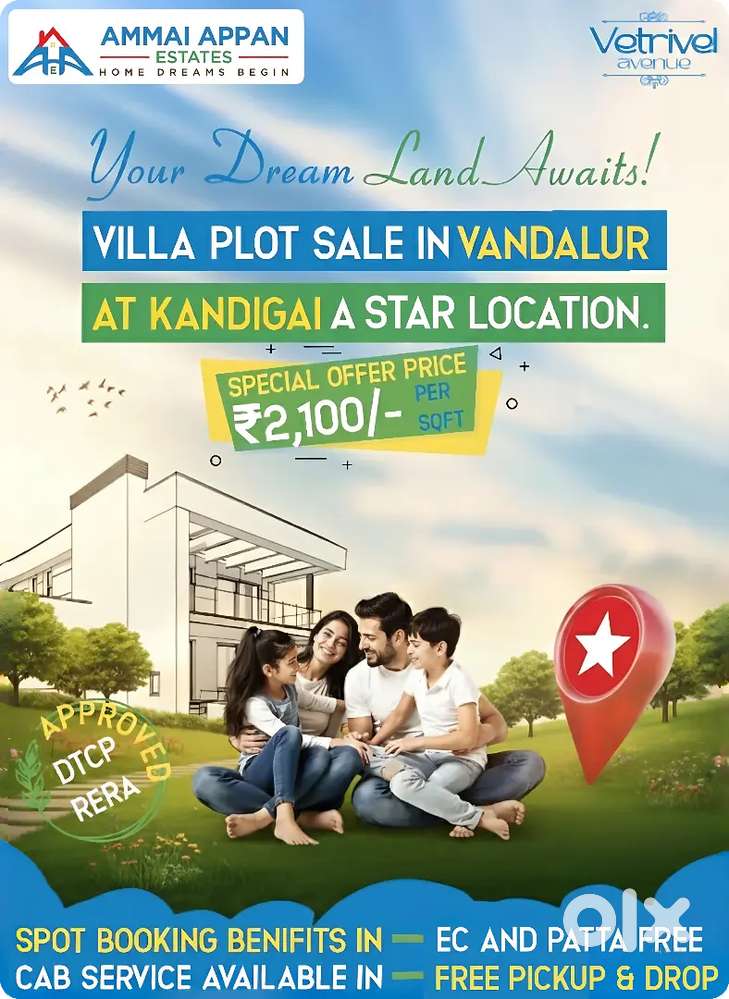 Invest in Vandalur–Kandigai Hill View Plots – Ready to Build