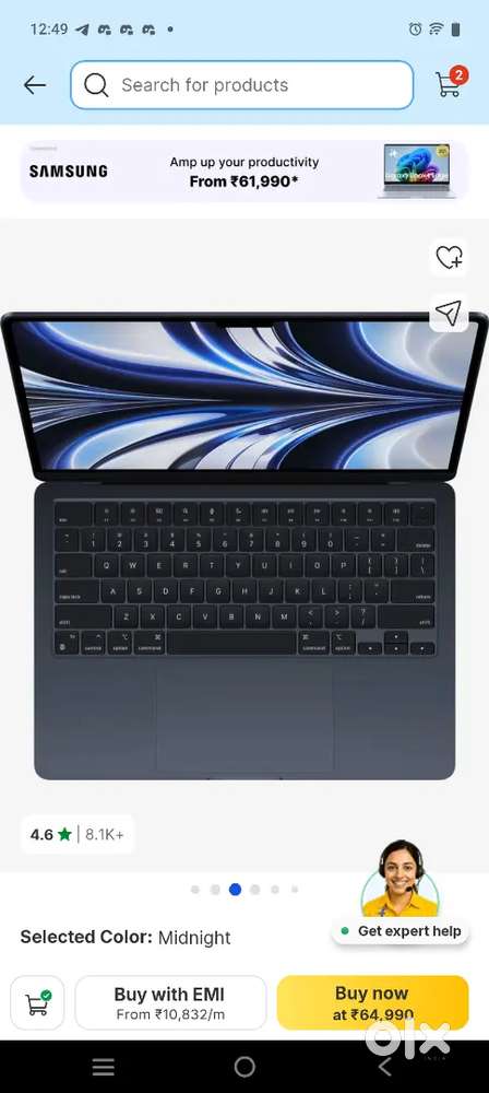 Apple laptop
