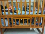 Baby cradle cum cot