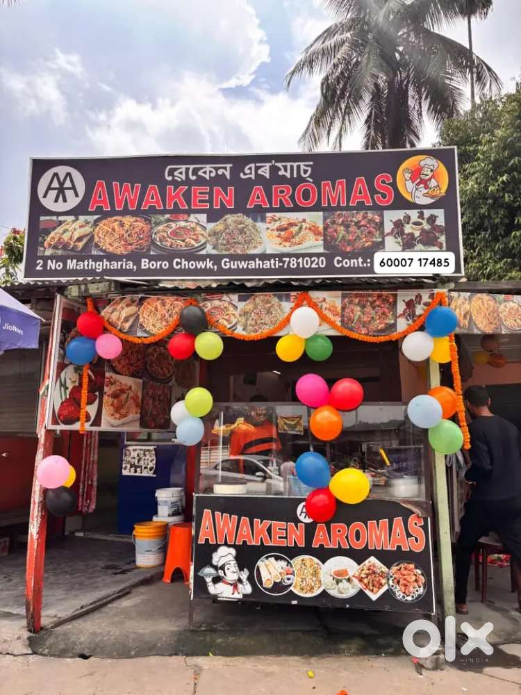 Fast food shop awaken aromas