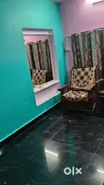 Room with kitchen