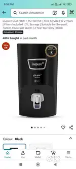 Livpure RO+UV+UF