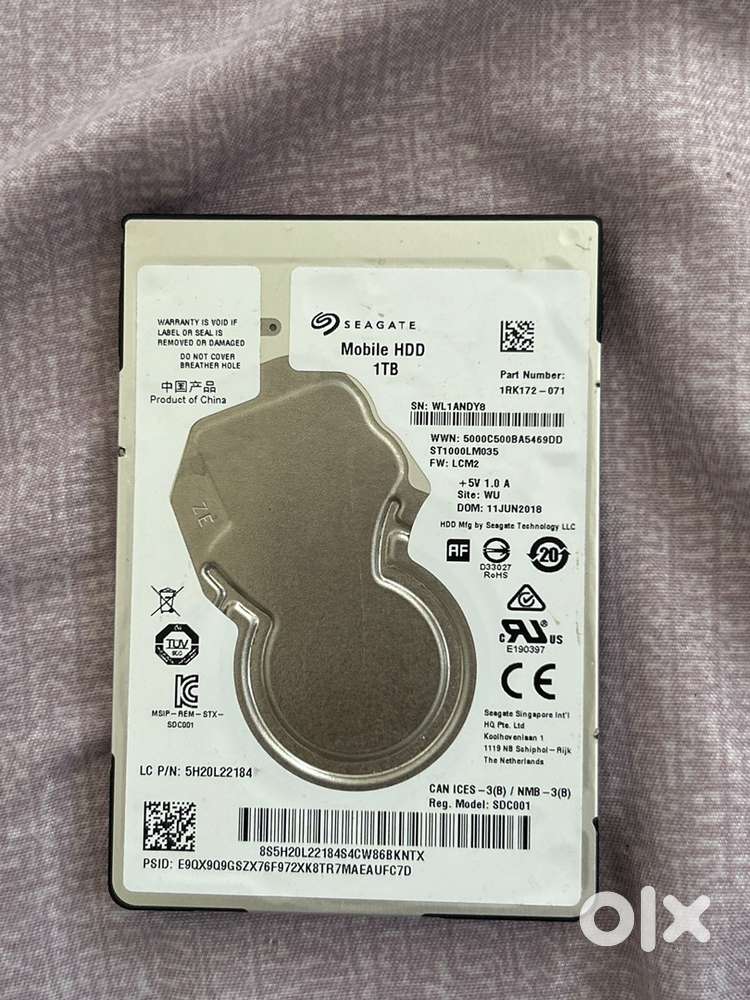 Seagate HDD 1tb