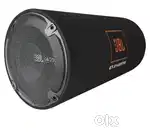 A jbl basstube and 2 sony 4 channel amp
