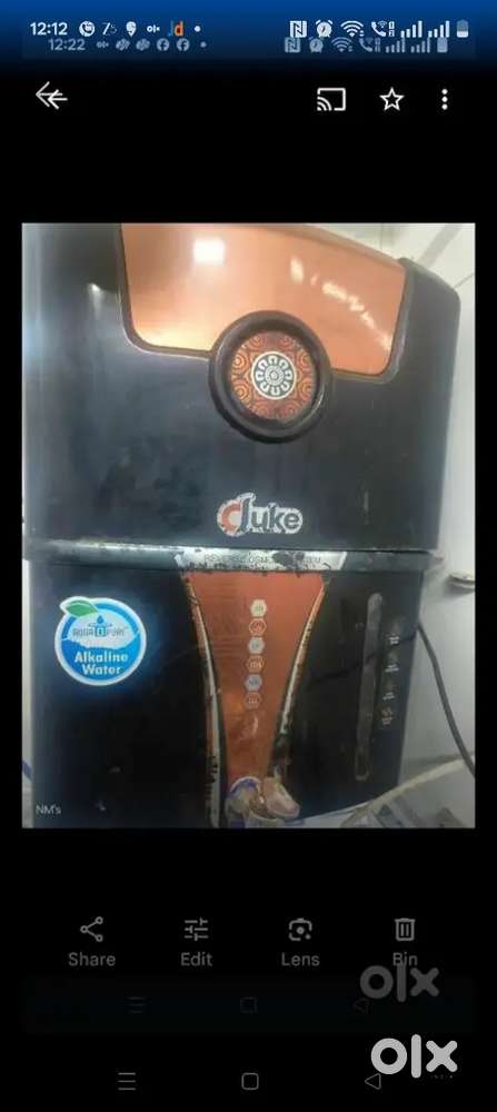 Water filter with Alkaline water