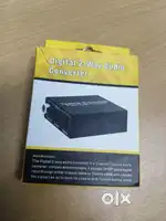 Digital 2-Way Audio Converter Optical to Coaxial With Cables