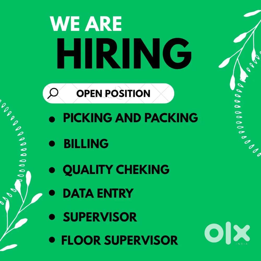 WE ARE HIRING SUPERVISOR EXECUTIVE FOR WAREHOUSE