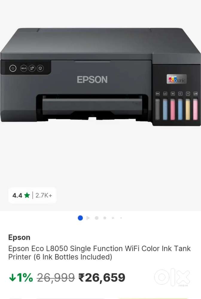 Brand new Epson Eco L8050 printer and Projector Available at best pric