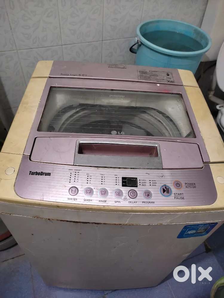 Lg washing machine fuzzy logic 6 kg in good condition