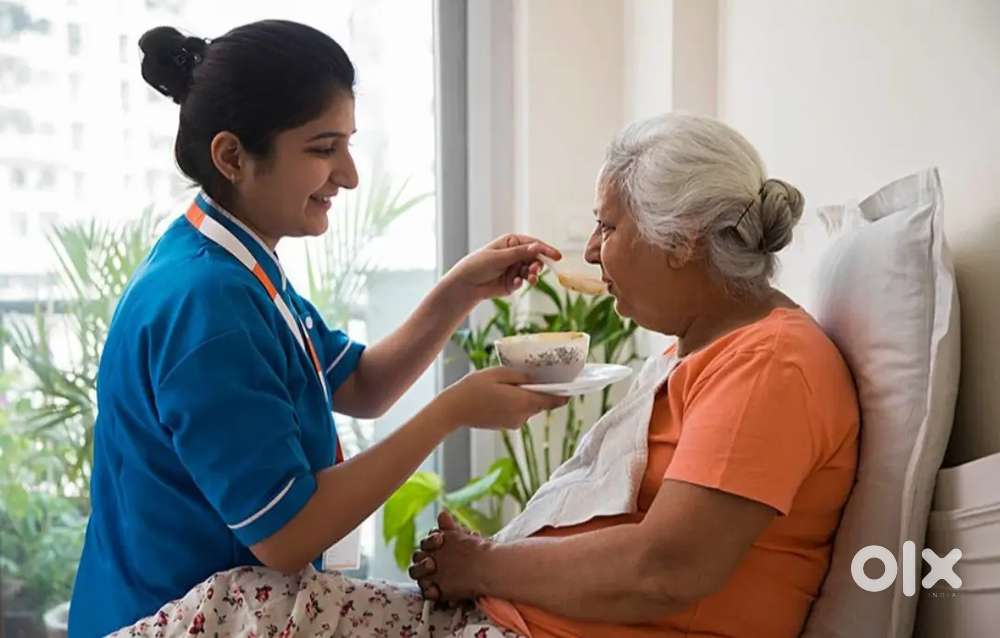 Require female Nurse / care taker to look my mother for PEG feeding