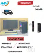 Desktop Laptop CPU Full Set i3-i5-i7 Available @ Low Price