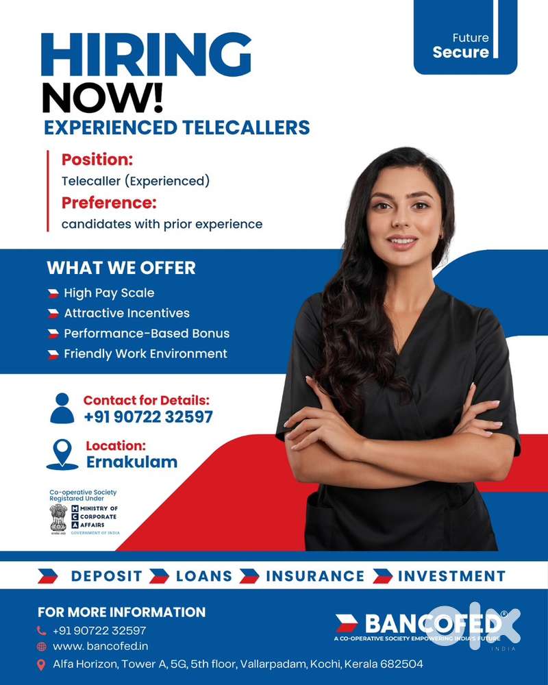 Bancofed ltd Hiring smat telecaller’s ️