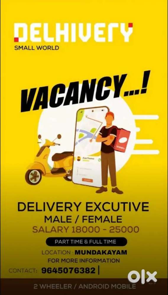 Delivery executive