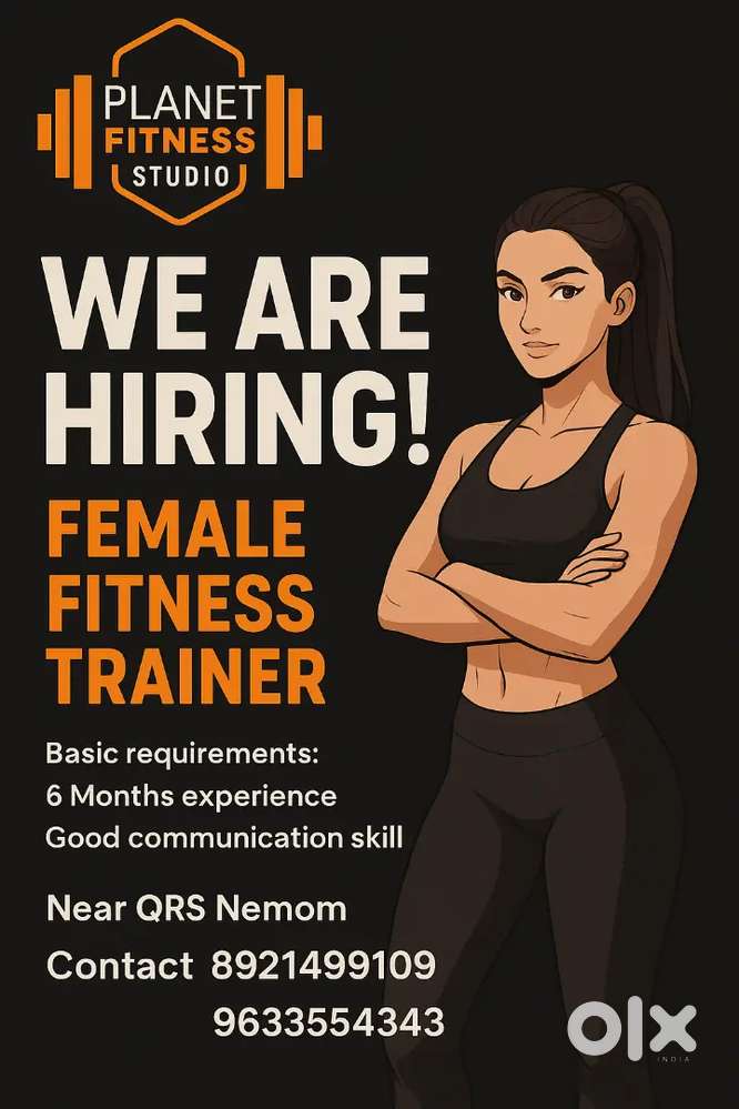 Female fitness trainer