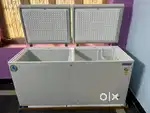 Blue Star Chest Freezer 460Lit & 3 Steel tables for sale