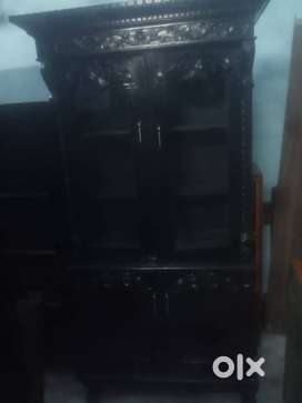 Burma Teak Wooden Antique Book shelf