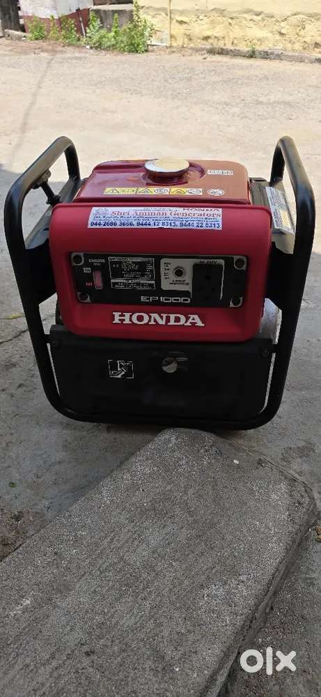 Honda 1 kva generator 3 month old with bill and box
