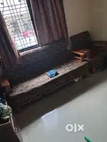 Bed sofa and dressing area there