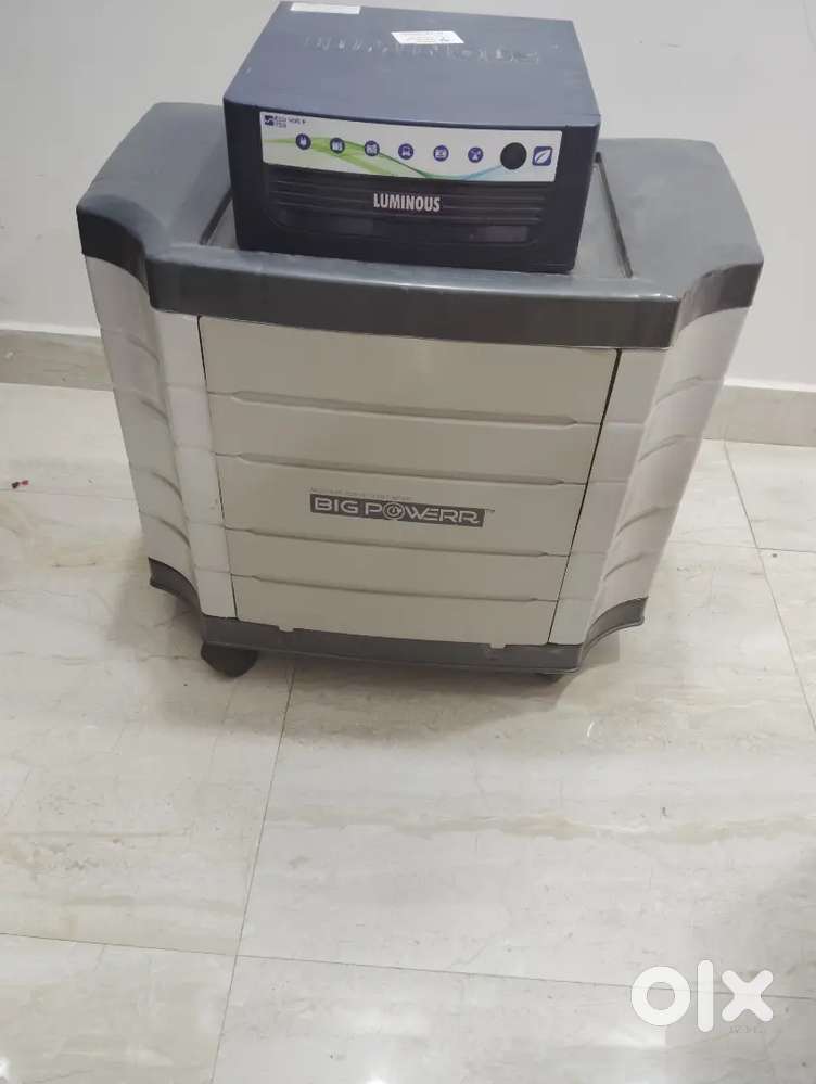 Inverter for sale with battery and trolley stand