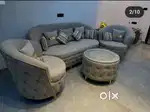 Luxirous design model 3+1+1 seater sofa set available in starf furnitu