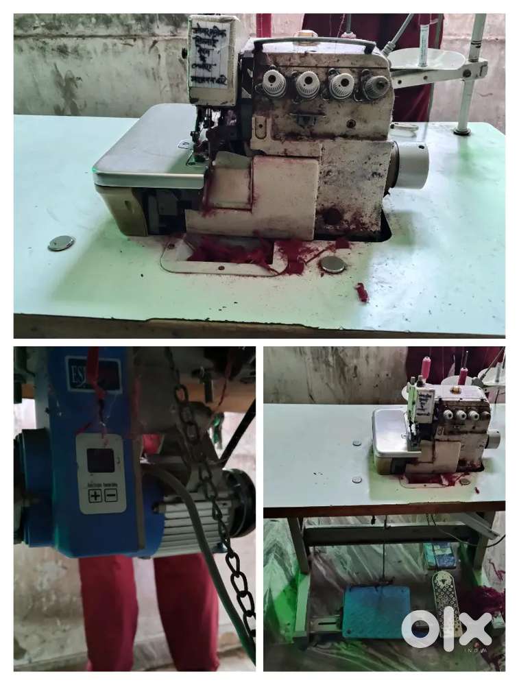 Brush overlock and interlock machine