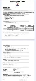 I Need a accountant job for part time