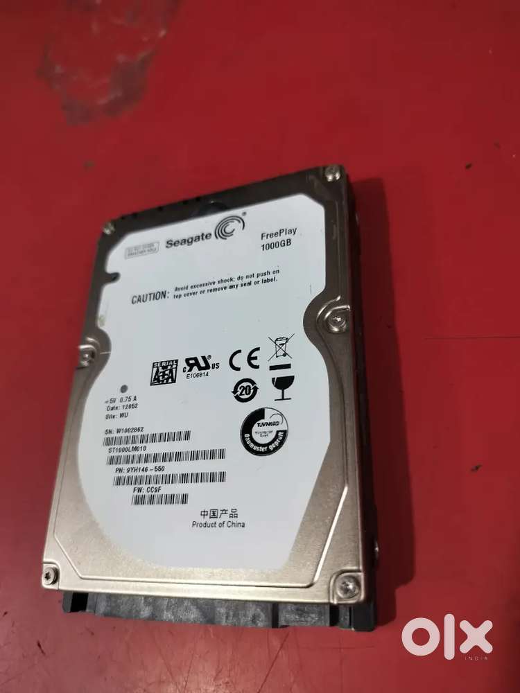 1tb Seagate freeplay internal hard disk perfect working.