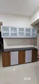 Semi furnished flat available on rent at prime society