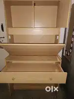 Wooden Storage Cabinet with Drawers and Shelves – Good Condition
