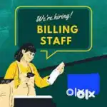 Need a male billing staff for a sanitary electrical shop at Muvattupuz