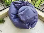 Bean Bag with footrest and Pillow.