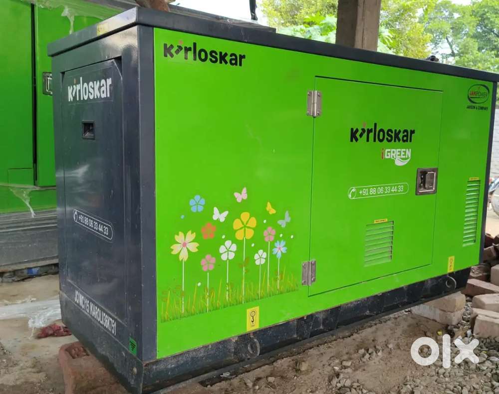 DIESEL GENERATOR SALE K LIYE 2 SAAL KI WARRANTY KE SATH AUR NEW BATERY