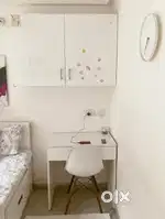 STUDY TABLE with drawer(soft closure) ,AND CHAIR WITH CUPBOARD SET