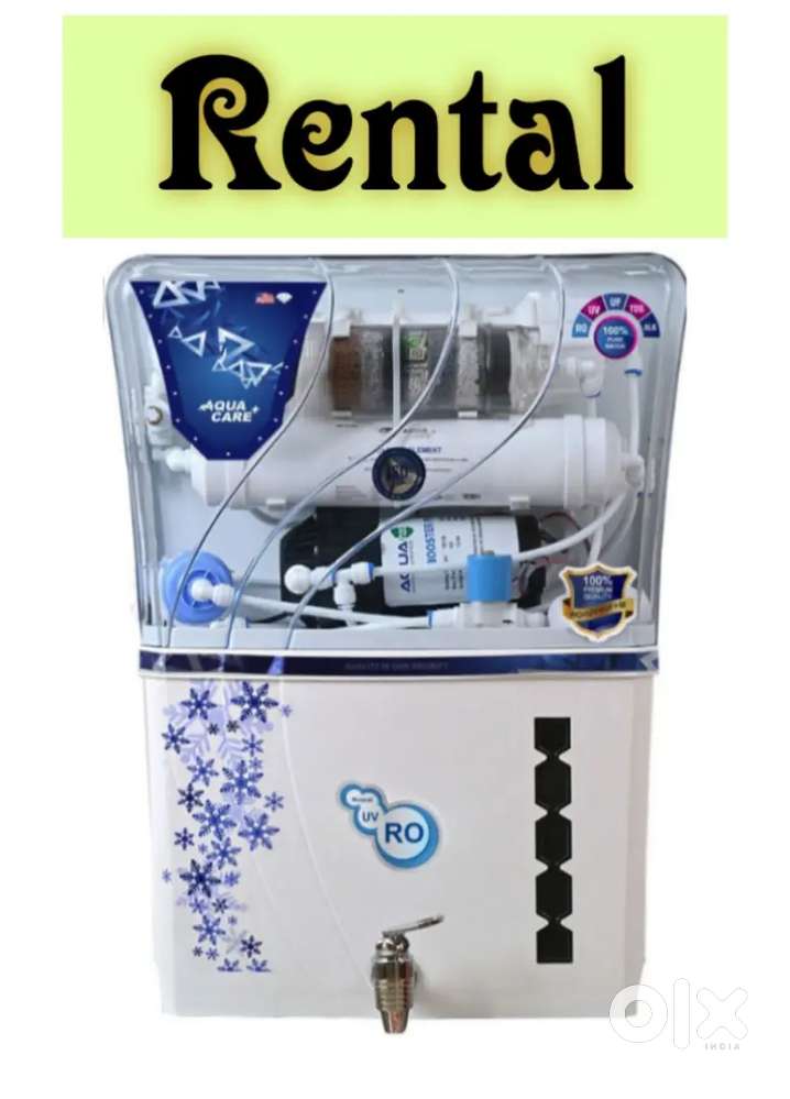 Water purifier available on rent