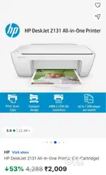 Urgent sale of printer for rs1500 only