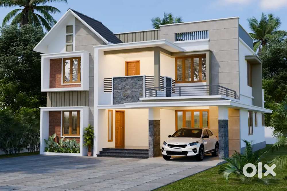 Silver Spring Villas _ kalady Okkal, 2485 sqft, 6.5 cent, 4 bedroom.