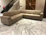 Full size best quality luxury design L shape sofa get at factory price