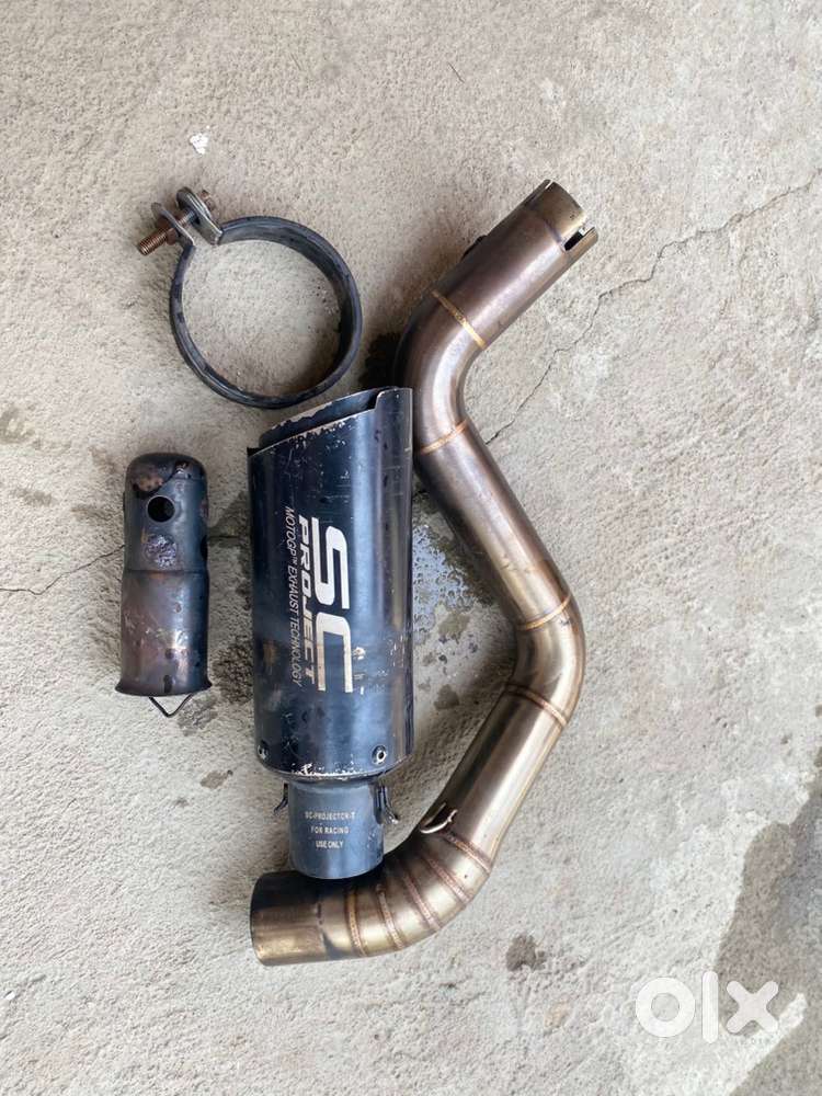 KTM duke 200 bend pipe and exhaust