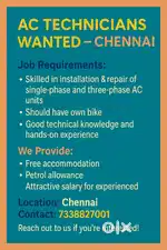 Wanted AC Technician